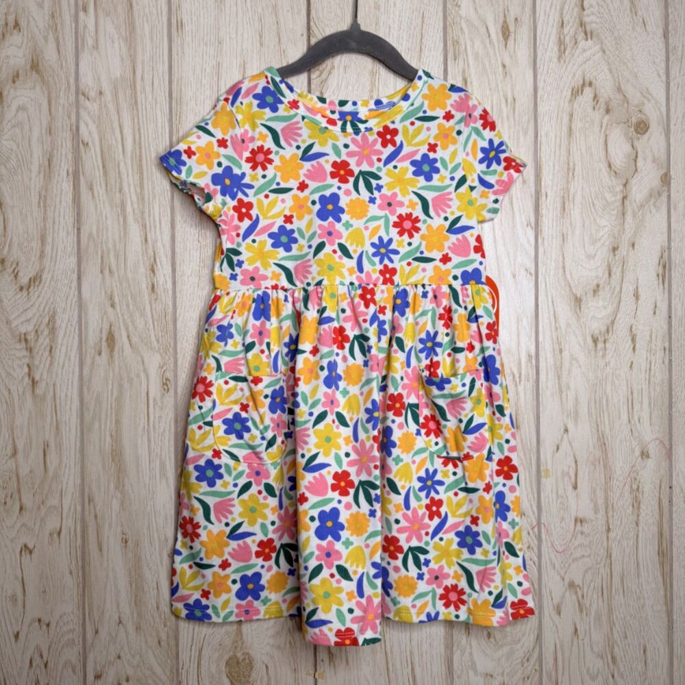 Wonder Nation Girls Play Dress with Short Sleeves